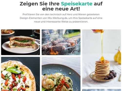Restaurant Website erstellen lassen | Agentur Mix-Werbung.de